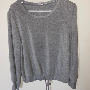 Tie Front Pullover